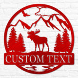 Moose Outdoor Monogram