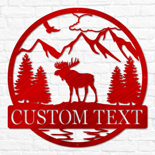 Moose Outdoor Monogram