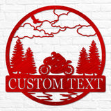 Sportbike Motorcyle Outdoor Monogram