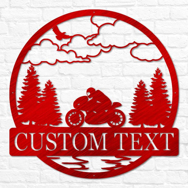 Sportbike Motorcyle Outdoor Monogram