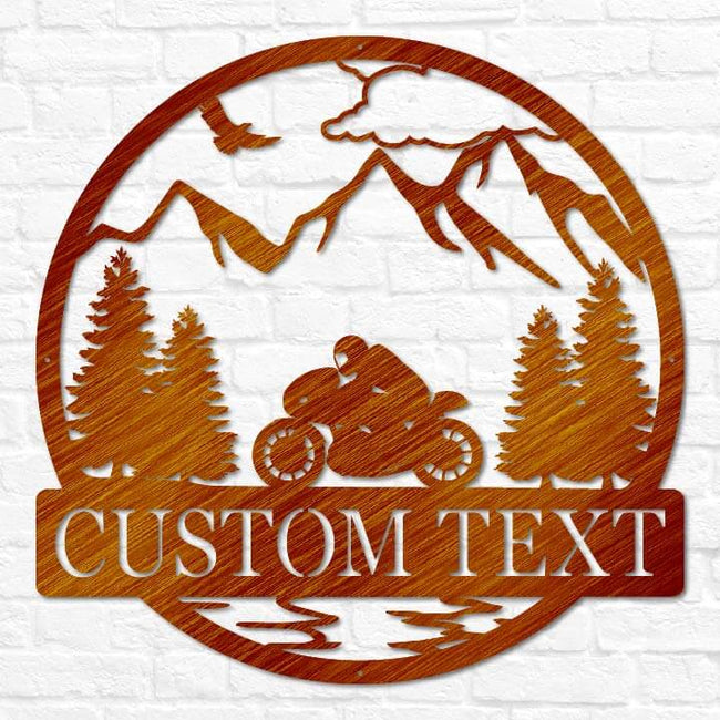 Sportbike Motorcyle Outdoor Monogram