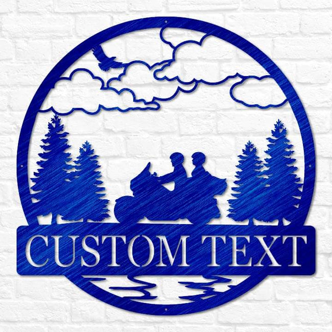 Motorcyle Tour Bike Outdoor Monogram