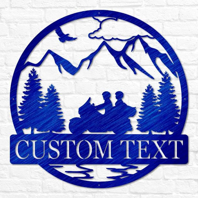 Motorcyle Tour Bike Outdoor Monogram