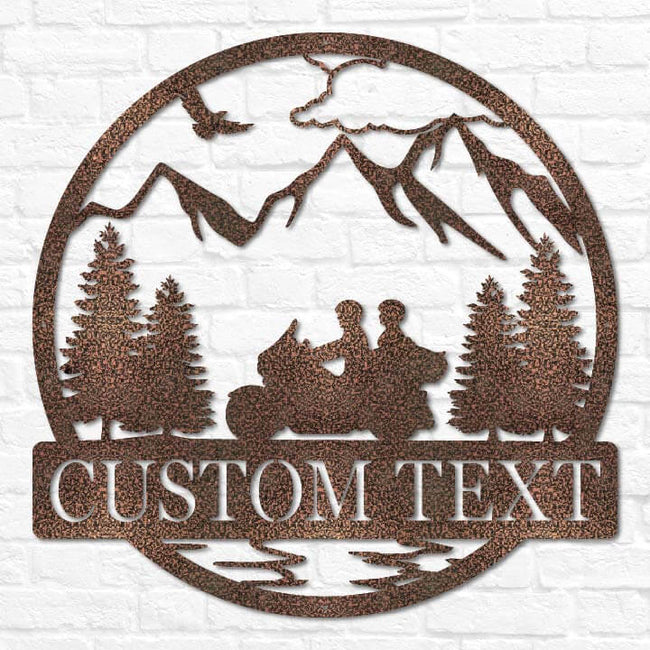 Motorcyle Tour Bike Outdoor Monogram