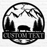 Pig Outdoor Monogram