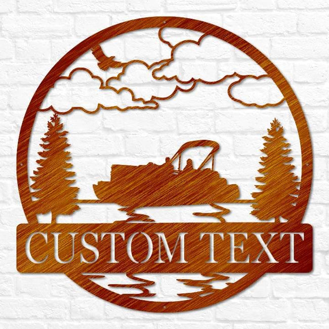 Pontoon Outdoor Monogram