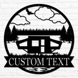 Pop Up Camper Outdoor Monogram