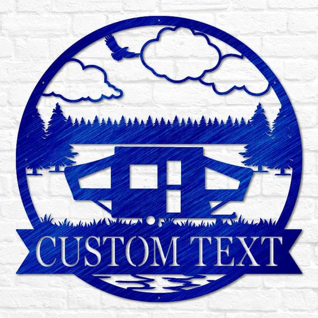 Pop Up Camper Outdoor Monogram