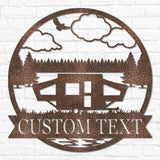 Pop Up Camper Outdoor Monogram