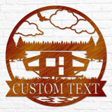 Pop Up Camper Outdoor Monogram