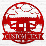 Pop Up Camper Outdoor Monogram