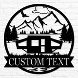 Pop Up Camper Outdoor Monogram