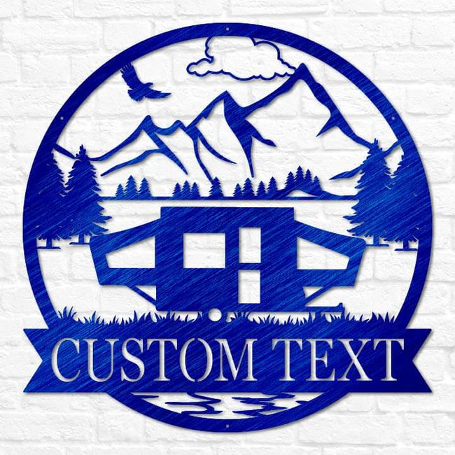 Pop Up Camper Outdoor Monogram