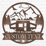 Pop Up Camper Outdoor Monogram