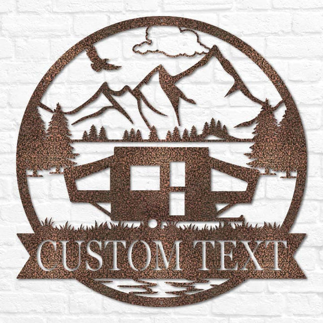 Pop Up Camper Outdoor Monogram