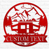 Pop Up Camper Outdoor Monogram