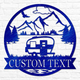 Retro Camper Outdoor Monogram