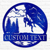 Rock Climbing Outdoor Monogram