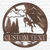 Rock Climbing Outdoor Monogram