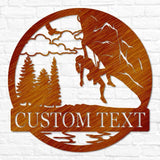 Rock Climbing Outdoor Monogram