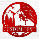 Rock Climbing Outdoor Monogram