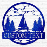 Sailboat Outdoor Monogram