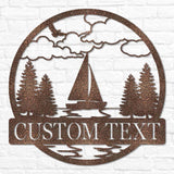 Sailboat Outdoor Monogram