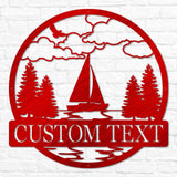 Sailboat Outdoor Monogram