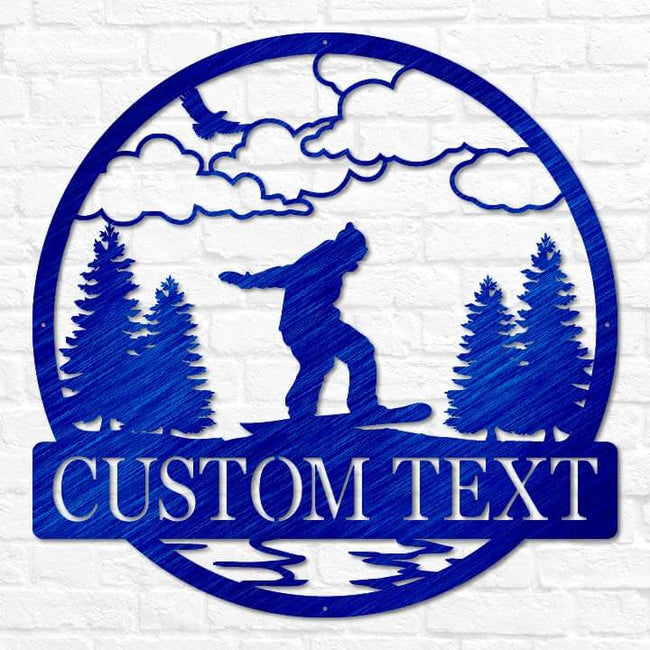 Snowboarding Outdoor Monogram