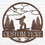 Snowboarding Outdoor Monogram