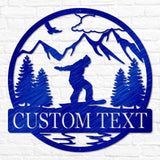 Snowboarding Outdoor Monogram