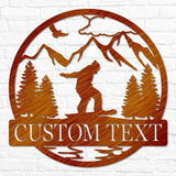 Snowboarding Outdoor Monogram