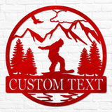 Snowboarding Outdoor Monogram