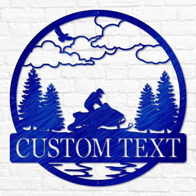 Snowmobile Outdoor Monogram