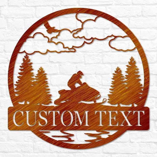 Snowmobile Outdoor Monogram