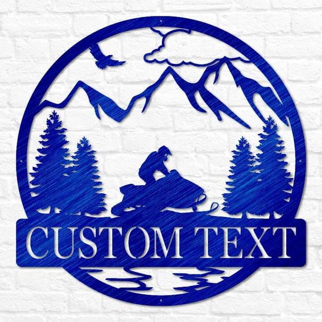 Snowmobile Outdoor Monogram