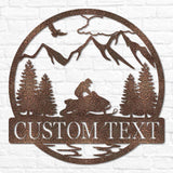 Snowmobile Outdoor Monogram