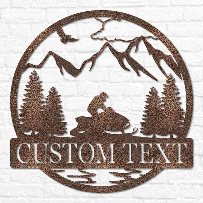 Snowmobile Outdoor Monogram