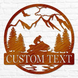 Snowmobile Outdoor Monogram