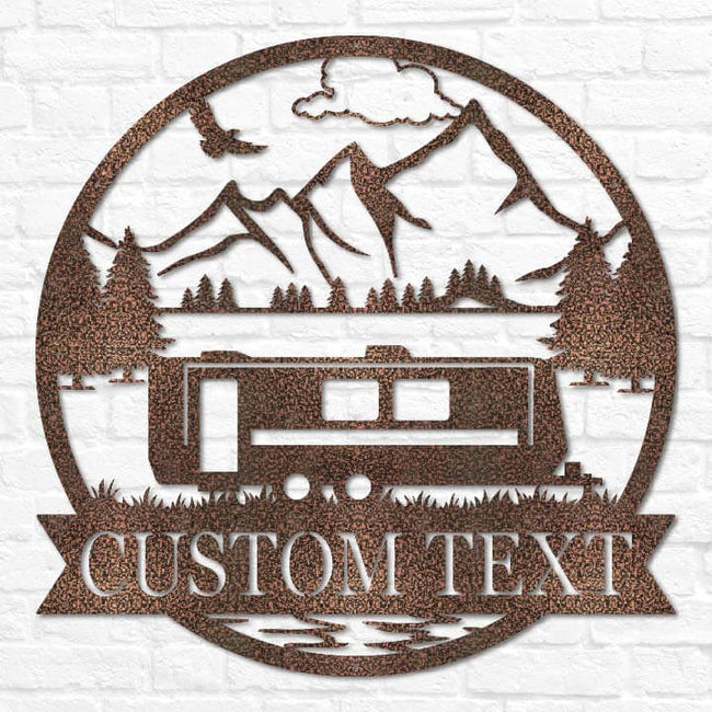 Travel Trailer Outdoor Monogram