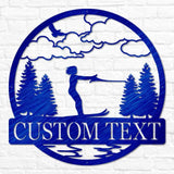 Water Skiing Outdoor Monogram