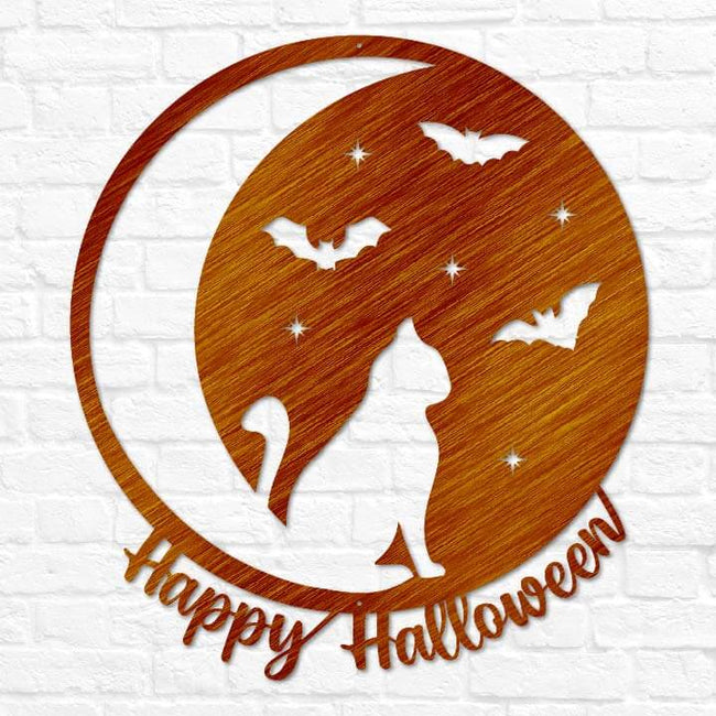 Halloween Cat Moon