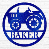 Tractor Circle Monogram