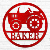 Tractor Circle Monogram