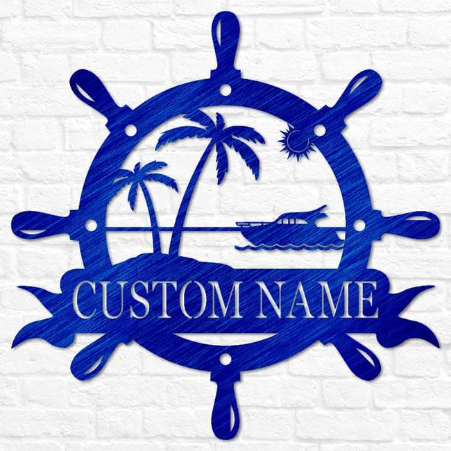 Yacht Wheel Monogram