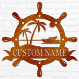 Yacht Wheel Monogram