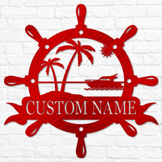 Yacht Wheel Monogram